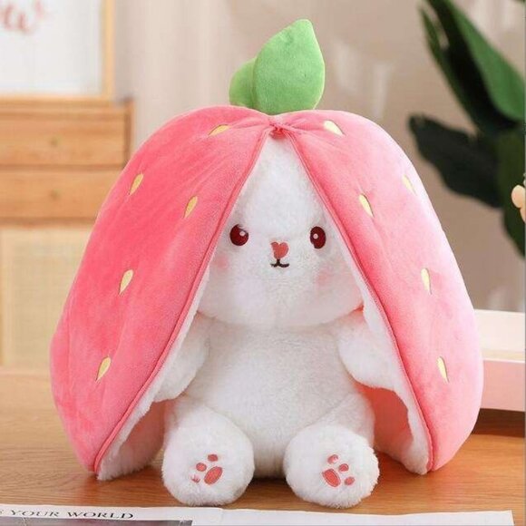strawberry carrot throw pillow & princess doll stuffed toy Pack1 Combo Pack - Picture 3 of 9